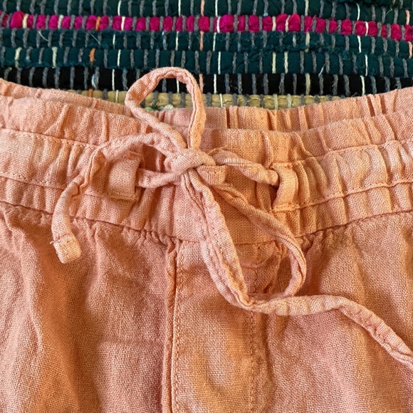 Old Navy Raspberry Dip-dye Linen Blend Shorts Size XL - Picture 4 of 6